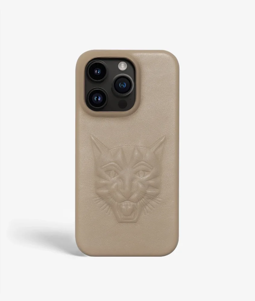The Case Factory iPhone 14 Pro Deksel Tiger Tan