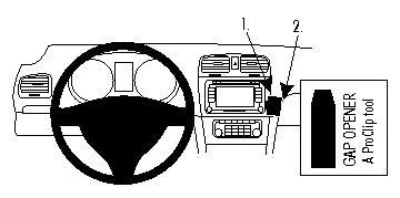 BRODIT BRODIT ProClip for Volkswagen Golf UNPL-POS v:6368888