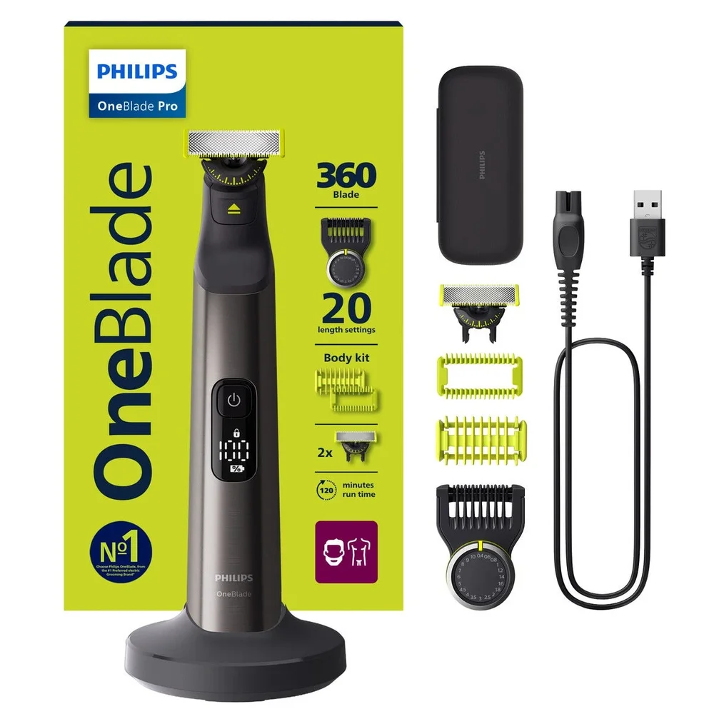 Philips OneBlade Pro 360 ansikts- og kroppstrimmer QP6652/61