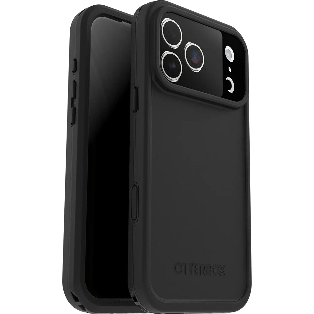 Otterbox iPhone 17 Pro Max FRE Mobildeksel med MagSafe og maksimal beskyttelse, Svart