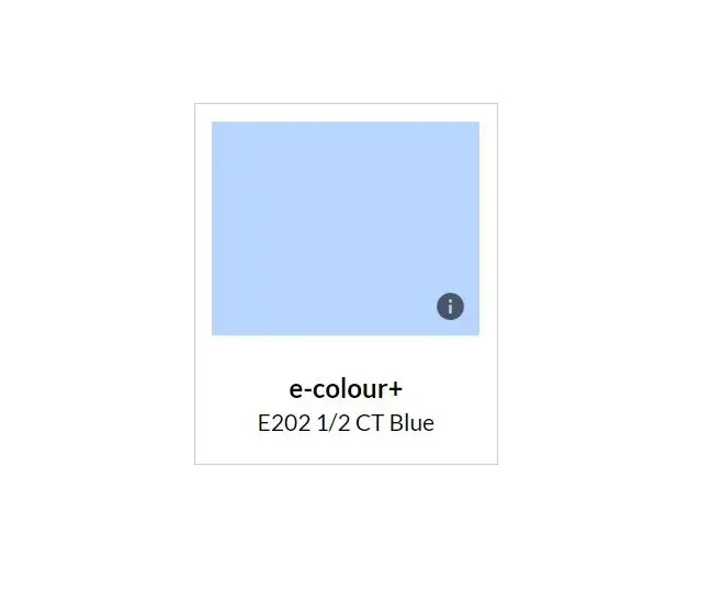 Rosco E-Col 202 1/2 CTB Blue v:5361413