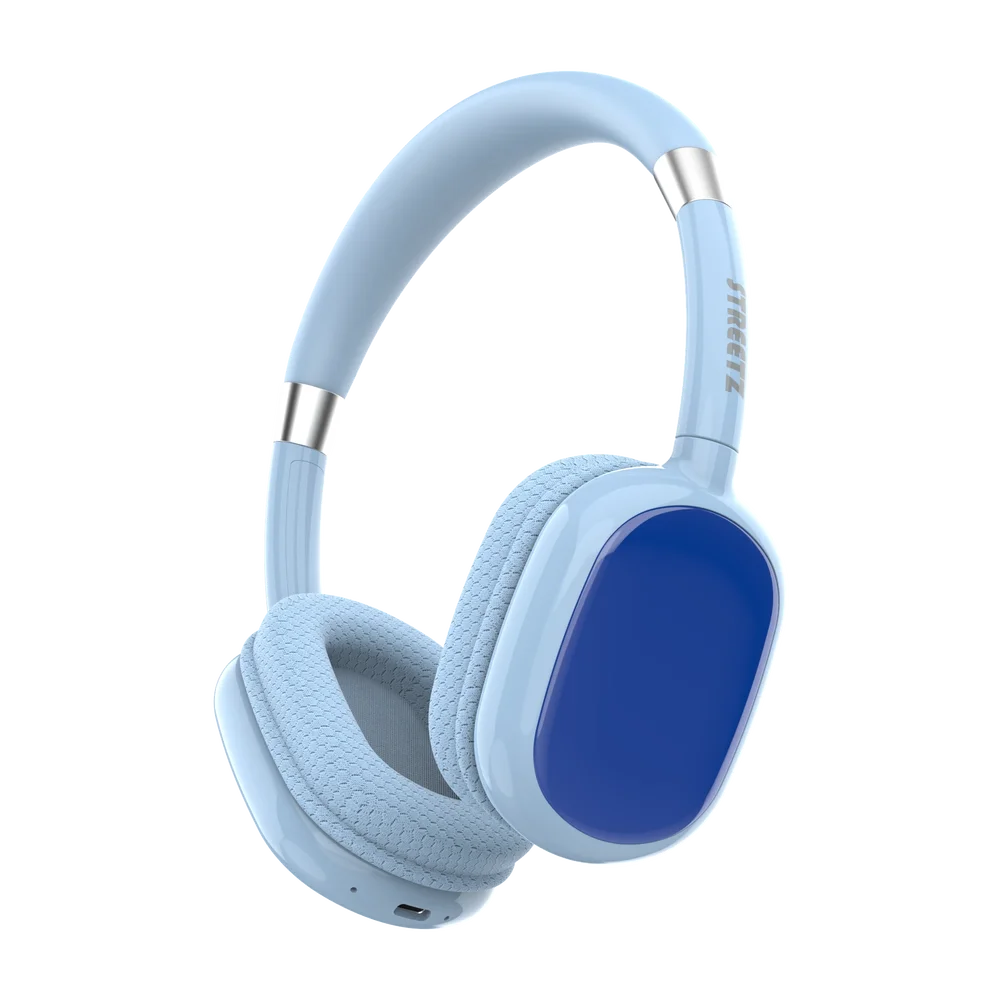 Streetz On-ear-Bluetooth barnehodetelefoner, Blå Streetz On-ear-Bluetooth barnehodetelefoner, Blå