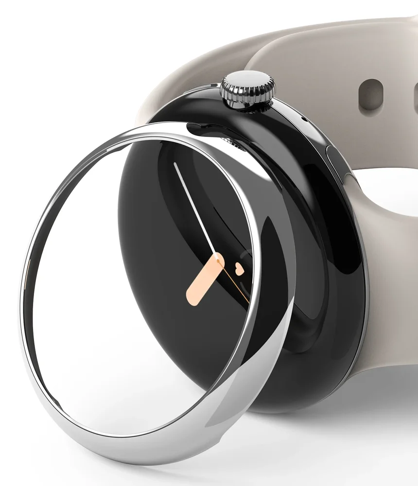 Ringke Google Pixel Watch 2 Beskyttelsesring - Bezel Styling Sølv