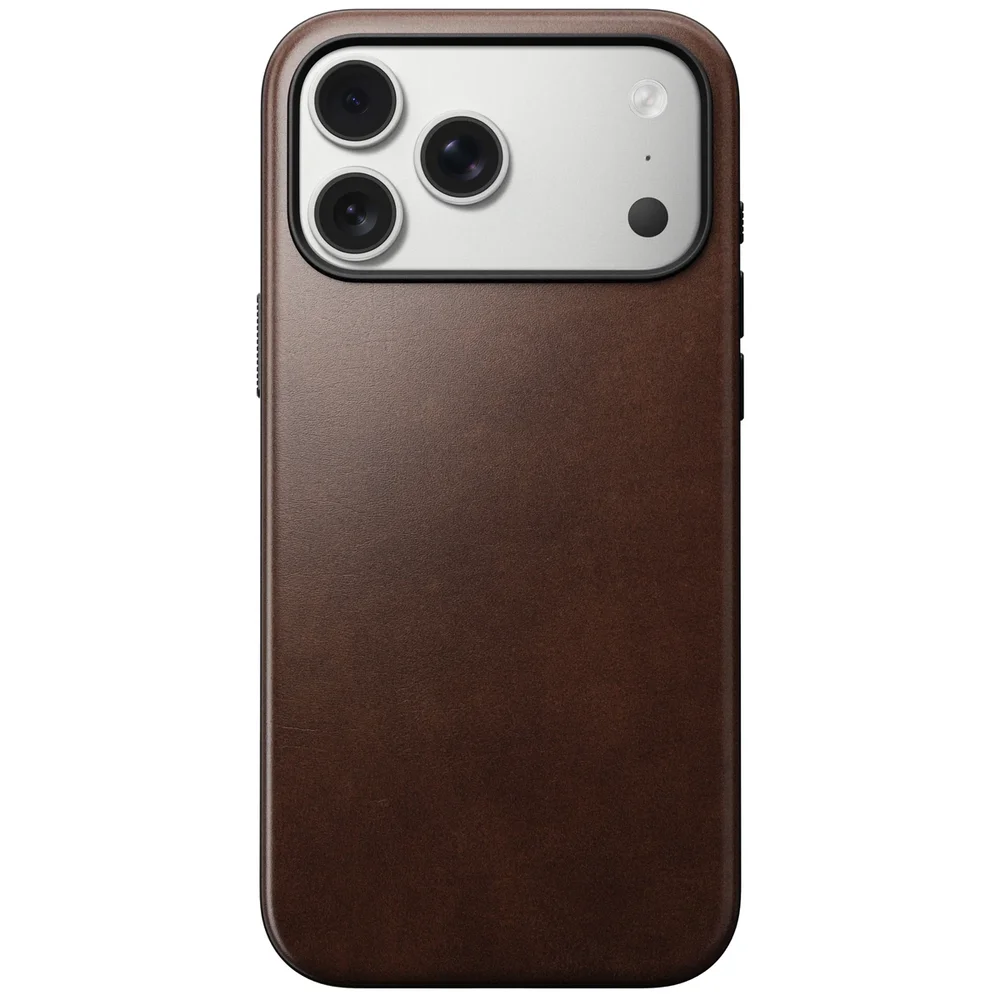 Nomad iPhone 17 Pro Max Skinnetui MagSafe - Modern Horween Leather Rustic Brown