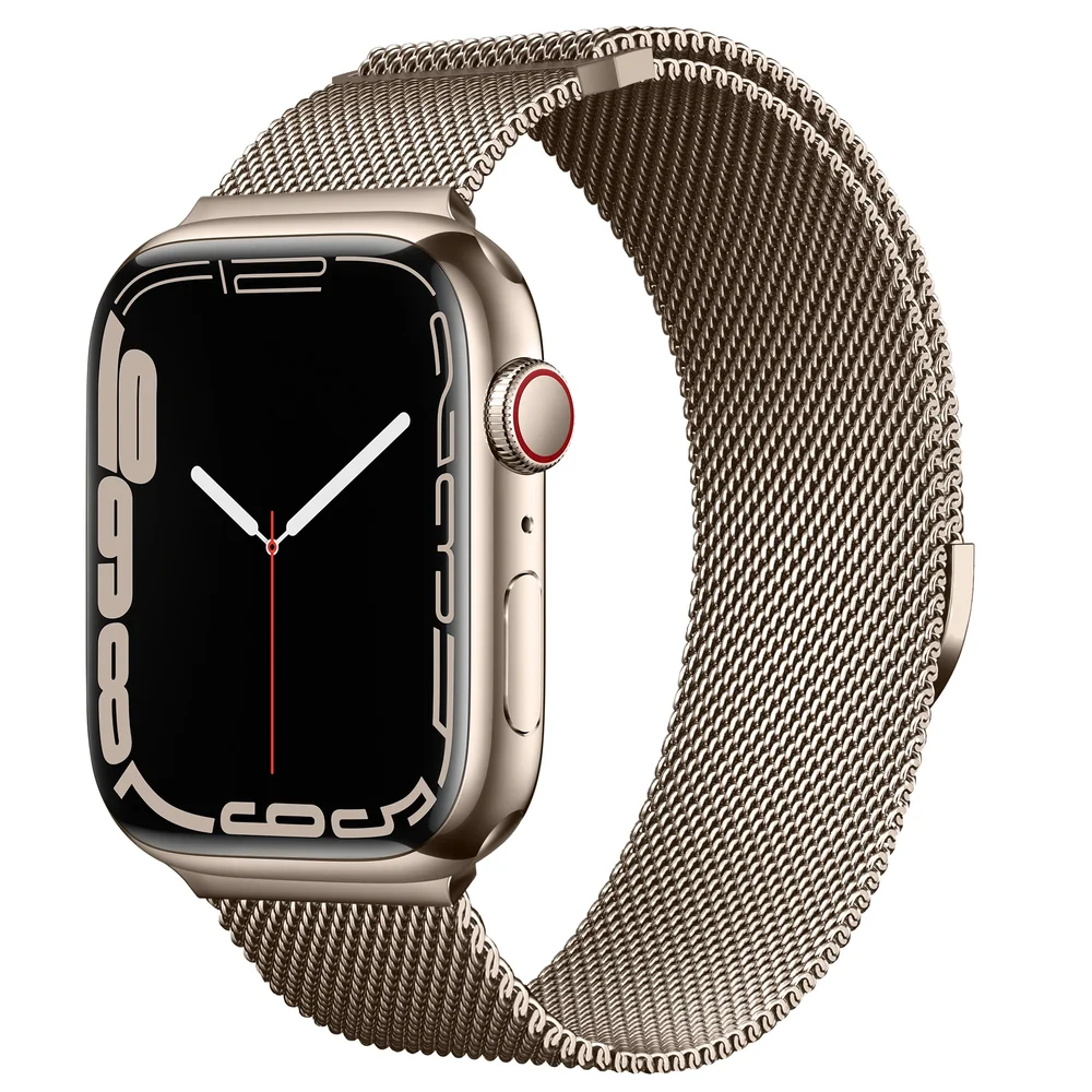 Apple Watch Series 12 42mm Reim Milanese Loop, Champagnegull Apple Watch Series 12 42mm Reim Milanese Loop, Champagnegull