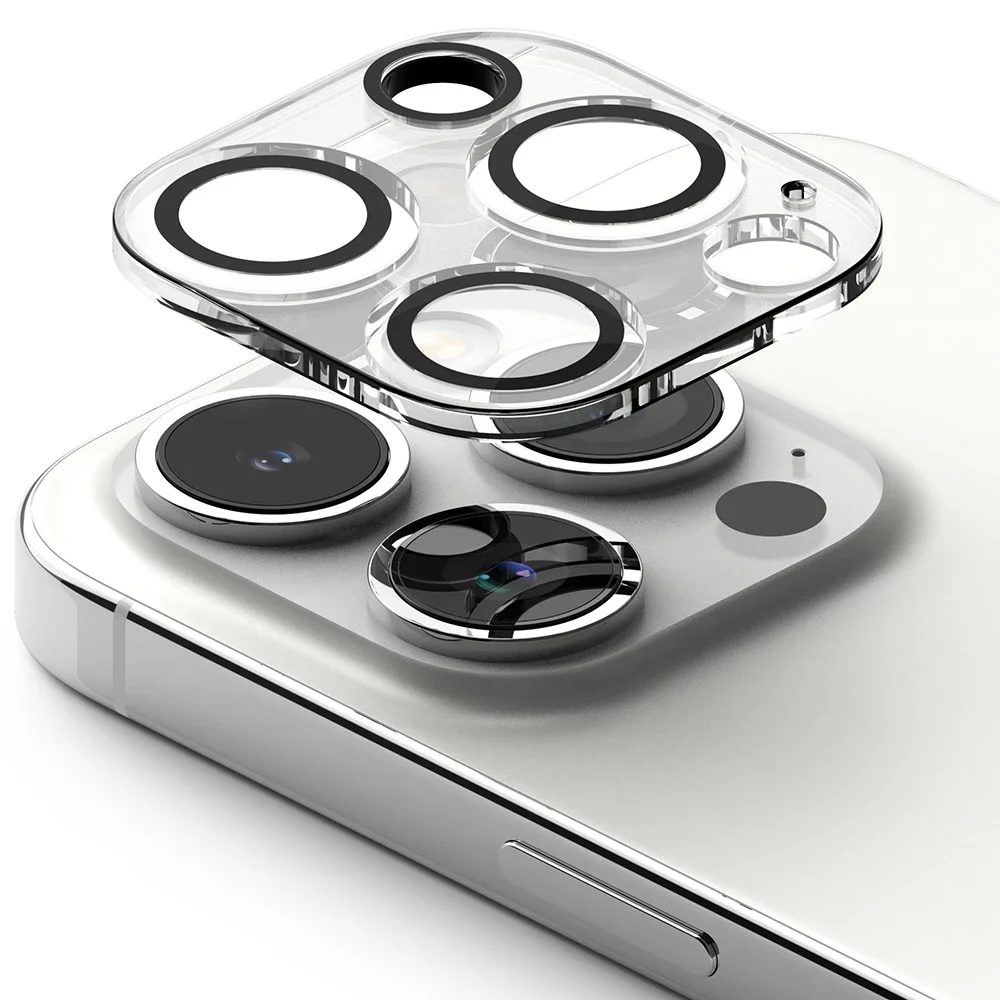 Ringke iPhone 15 Pro Max Kameralinsebeskyttelse i glass (2-pack)