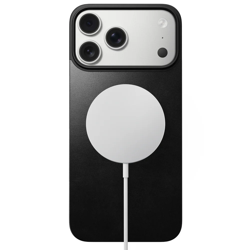 Nomad iPhone 18 Pro Max Magnetisk Bakside – Leather Back, Black Nomad iPhone 18 Pro Max Magnetisk Bakside – Leather Back, Black