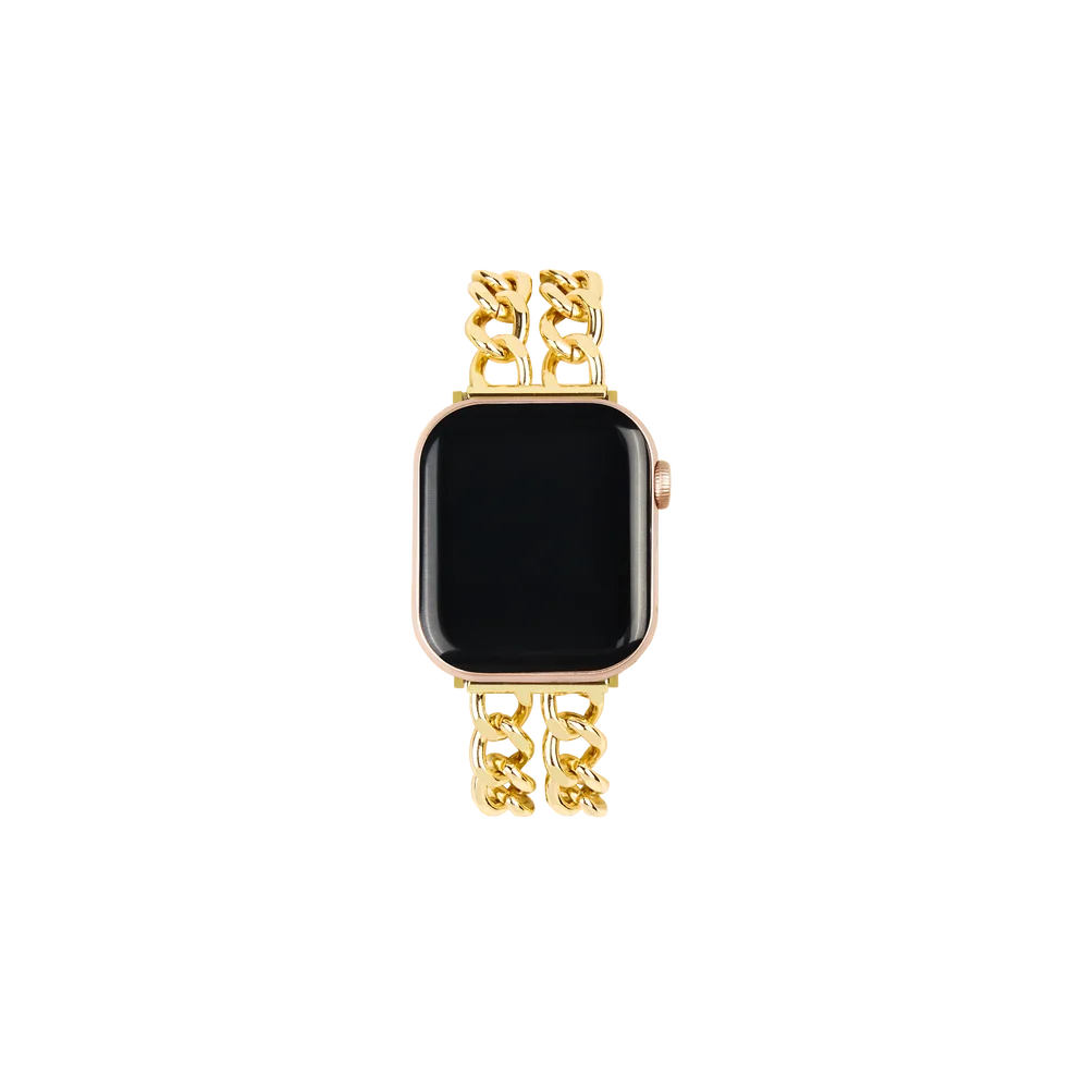iDeal Of Sweden Apple Watch Ultra 49mm 3rd Gen Kjedearmbånd i metall, Gull