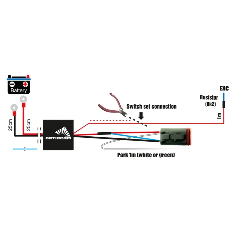 Optibeam relésett 12/24V v:7532826