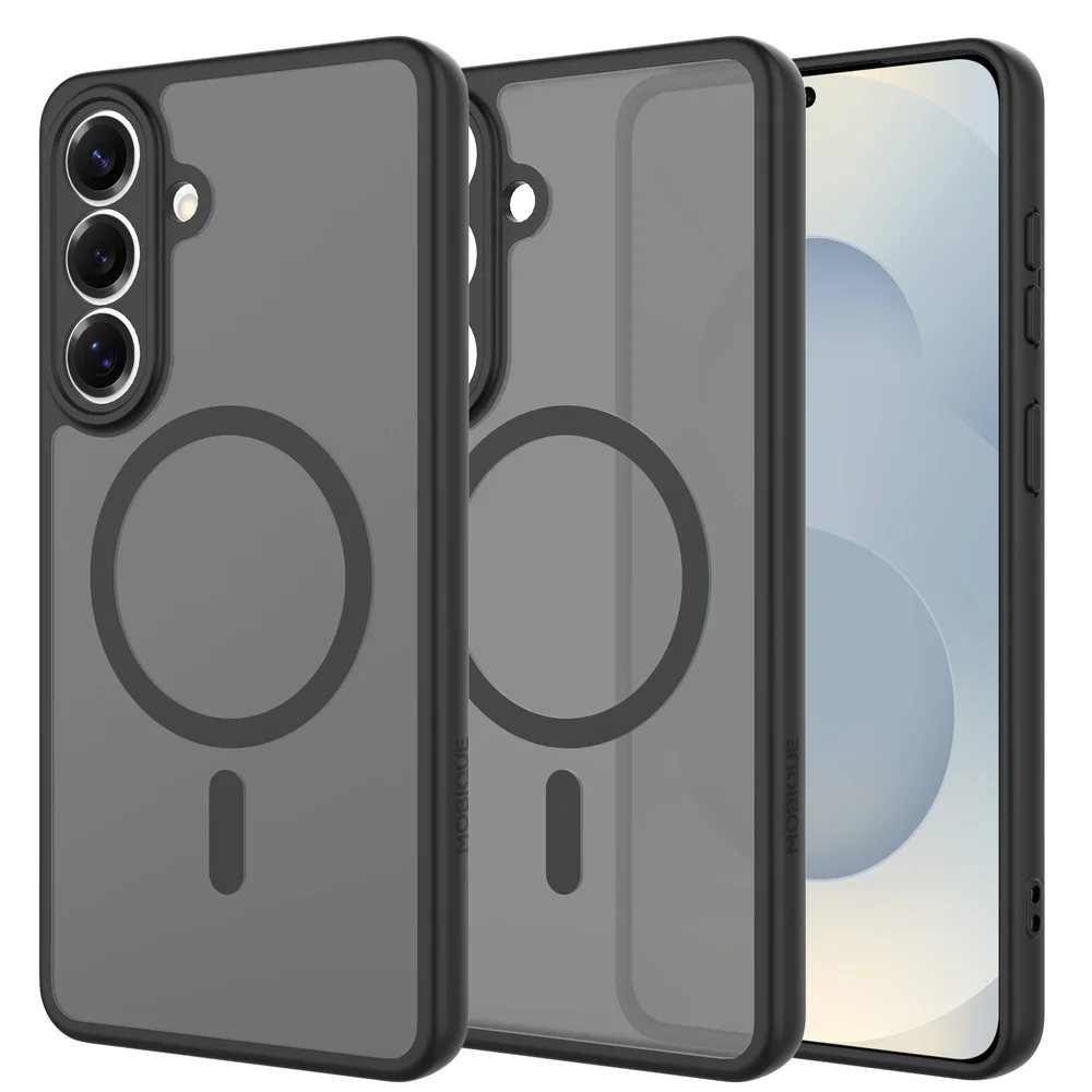 Mobique Samsung Galaxy S26 Plus Hybrid-deksel Magnetisk, Frosted Black