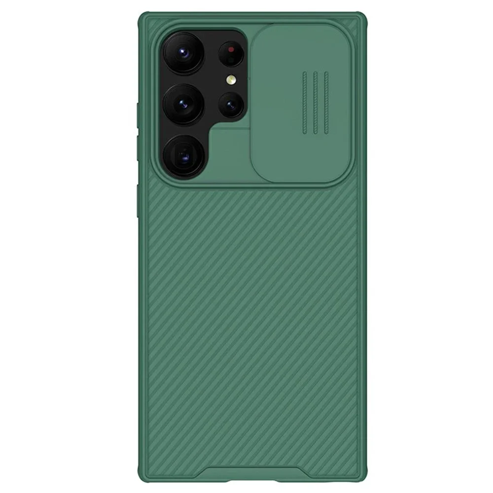 Nillkin Samsung Galaxy S25 Ultra Deksel med kameralinsebeskyttelse - CamShield, Grønn