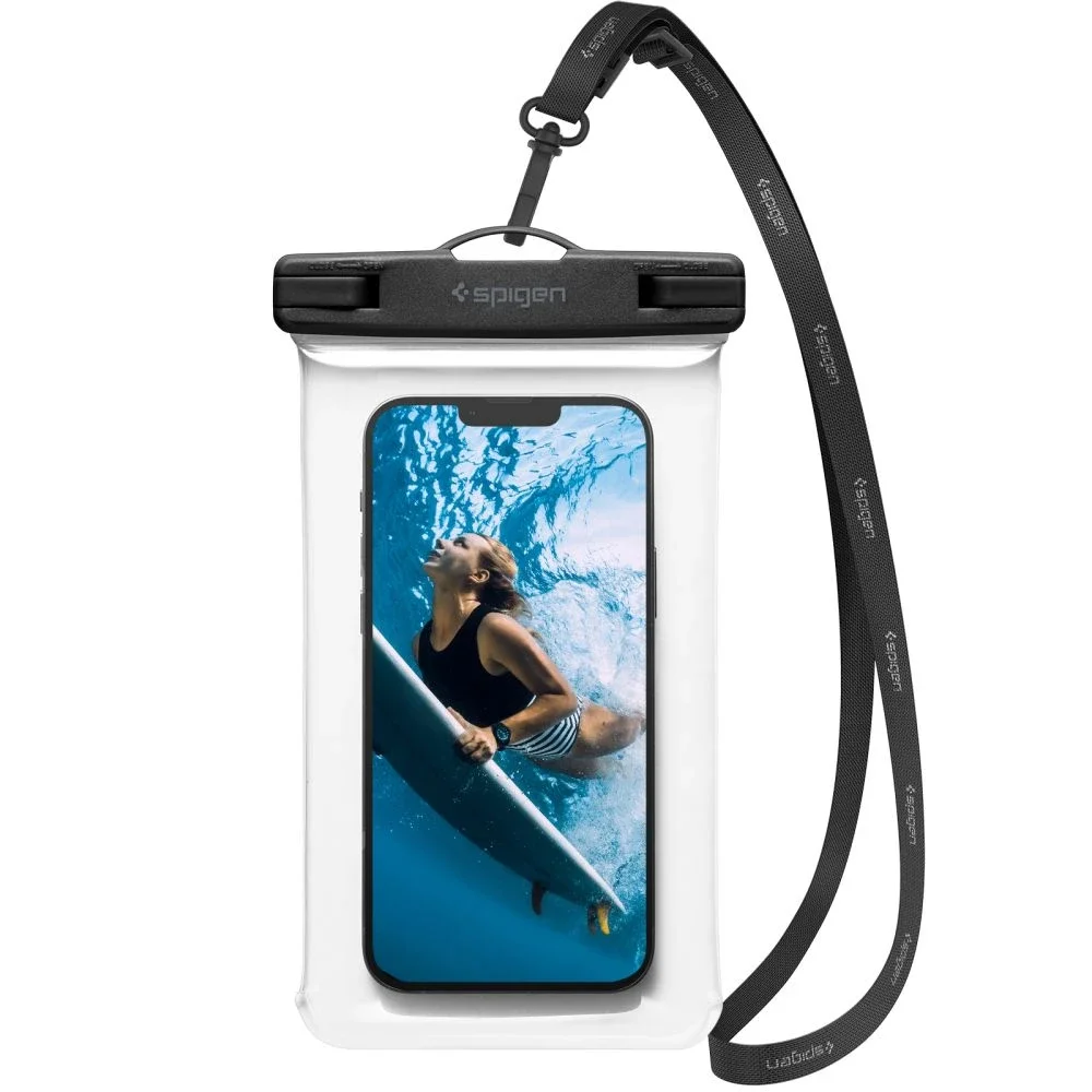 Spigen Vanntett etui A601, Gjennomsiktig Spigen Vanntett etui A601, Gjennomsiktig