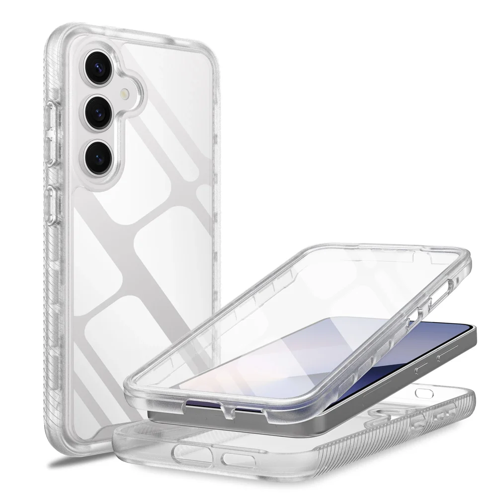 Mobique Samsung Galaxy S25 Plus Deksel Full Protection, Gjennomsiktig