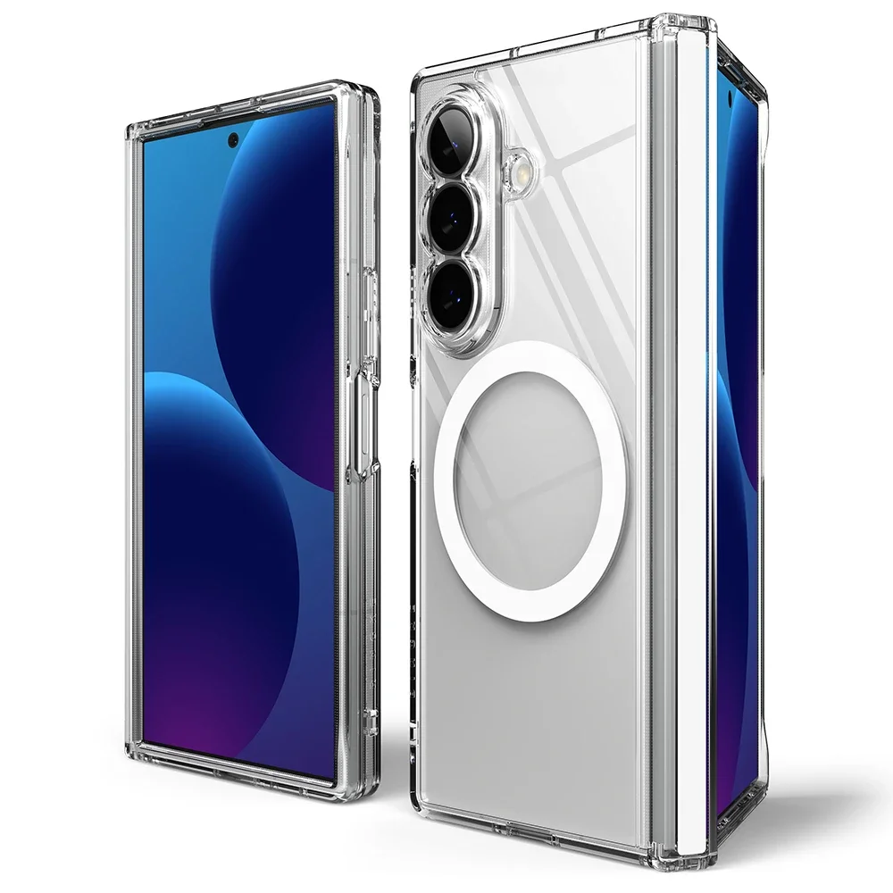 Ringke Samsung Galaxy Z Fold 8 Ultra Magnetisk Fusion Flap-deksel, Clear Ringke Samsung Galaxy Z Fold 8 Ultra Magnetisk Fusion Flap-deksel, Clear