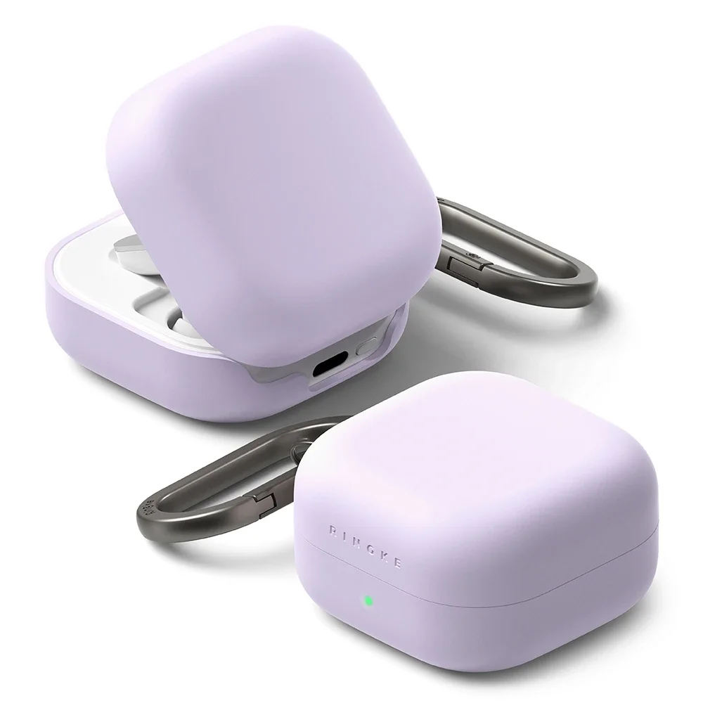 Ringke Samsung Galaxy Buds 4 Pro Silikondeksel, Light Purple