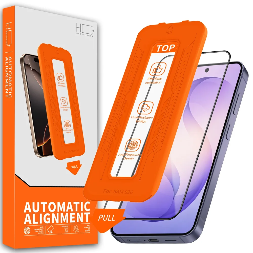 Easy-Install skjermbeskytter i herdet glass 2-pack Samsung Galaxy S26