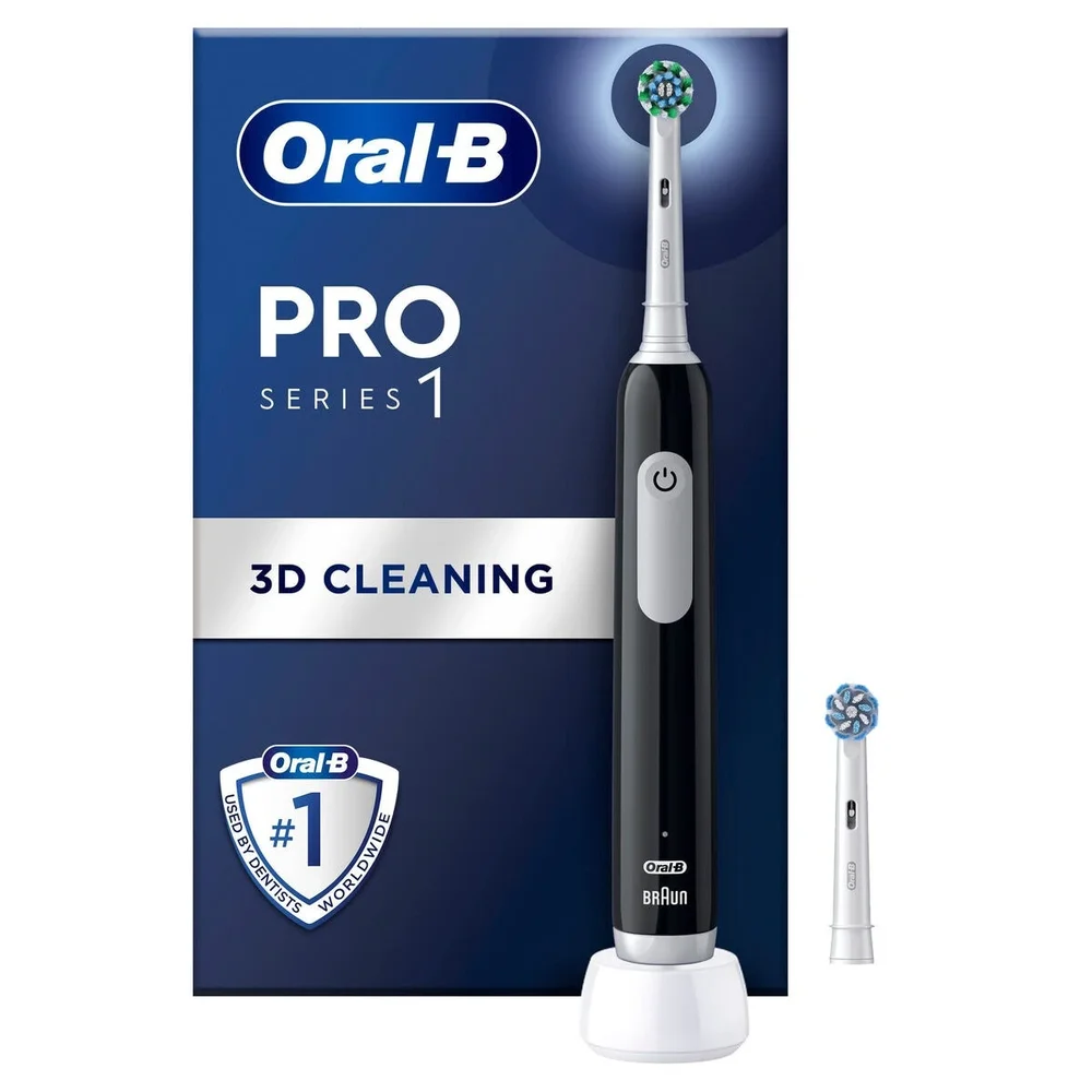 Oral-B Pro Series 1 elektrisk tannbørste med 3D-teknologi, Svart