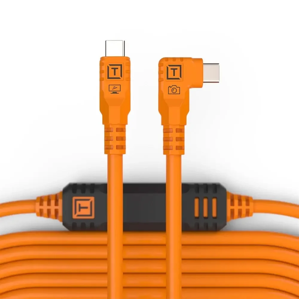 TetherPro USB-C till USB-C 9,4m Oransje v:5384179