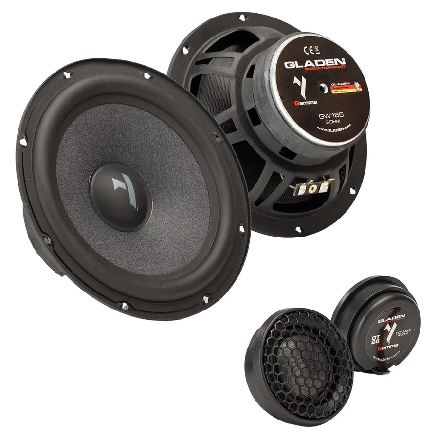 Gladen Gamma 165.2 - 6,5" komponentsett v:4410045