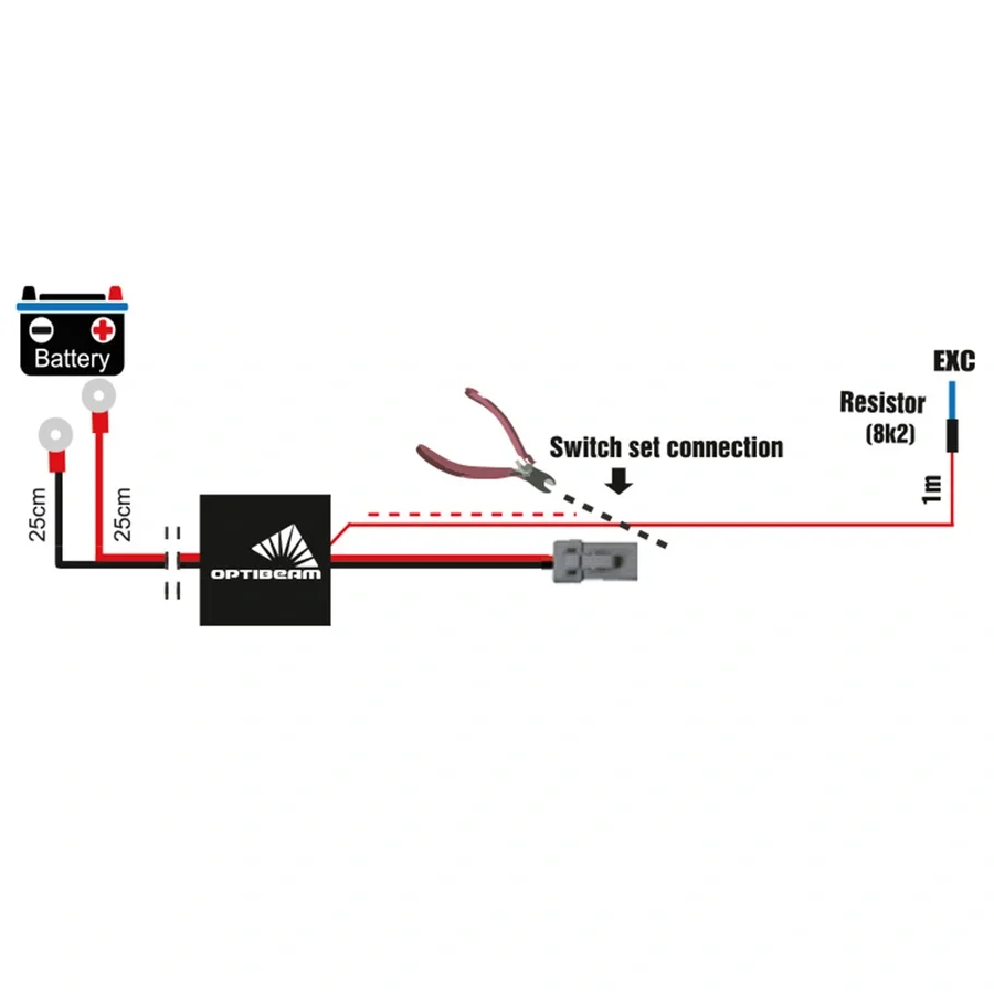 Optibeam relésett 12/24V v:2123923