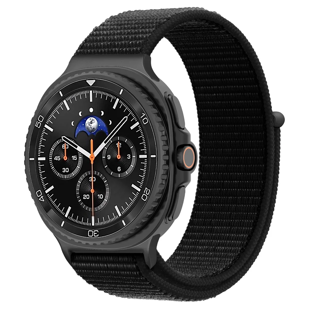Samsung Galaxy Watch 8 40mm Reim i nylon, Svart