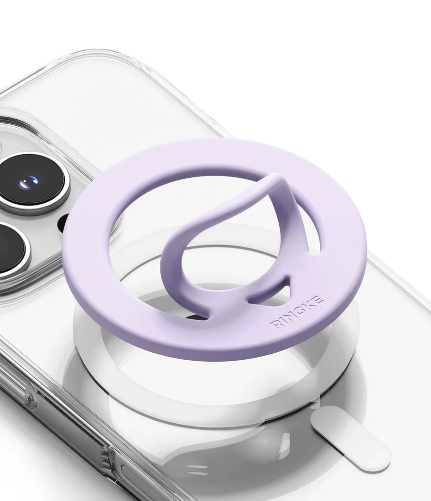 Ringke Dual magnetisk ring i silikon, Lavender Ringke Dual magnetisk ring i silikon, Lavender