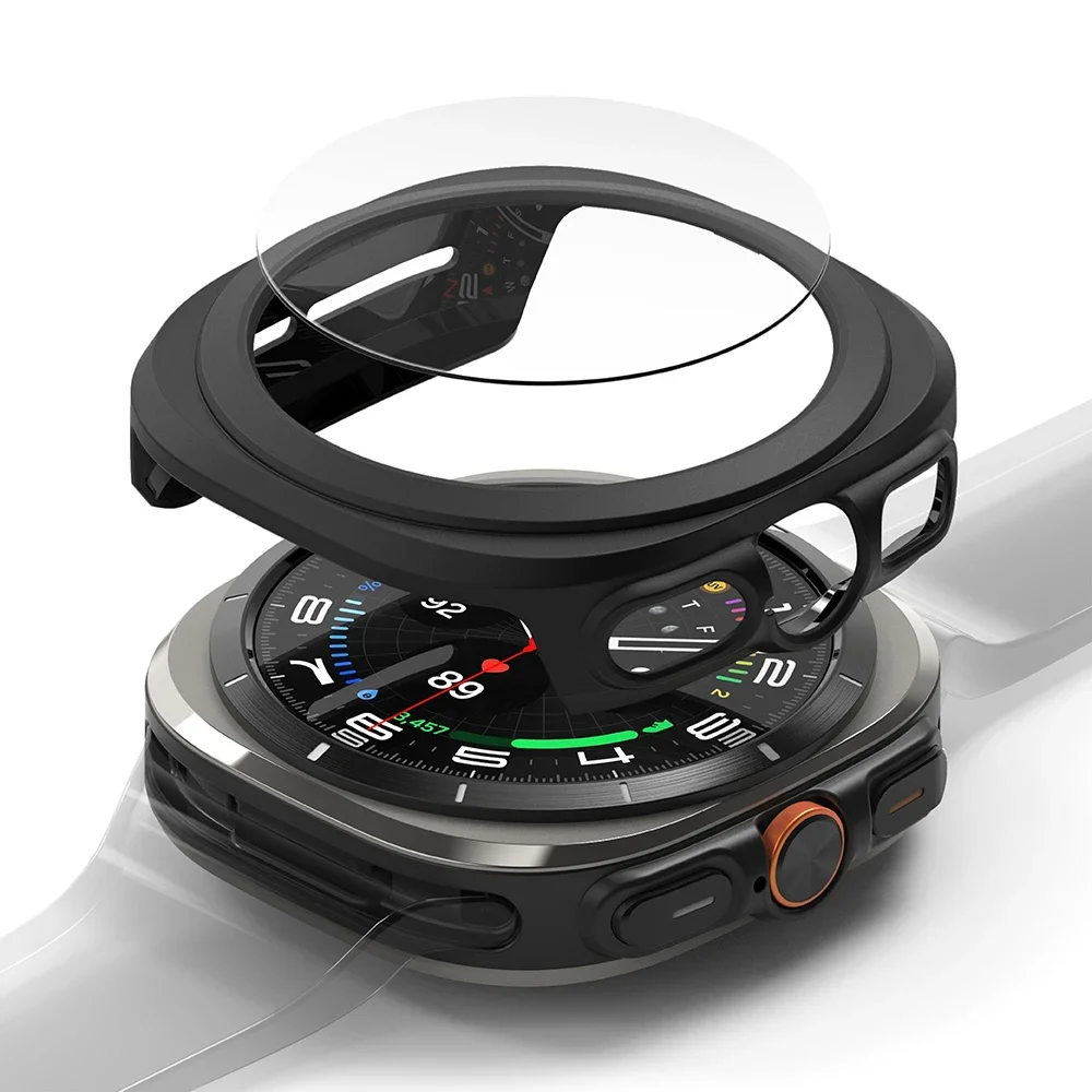 Ringke Samsung Galaxy Watch Ultra 47mm Slim Case+Glass Combo Matte Black