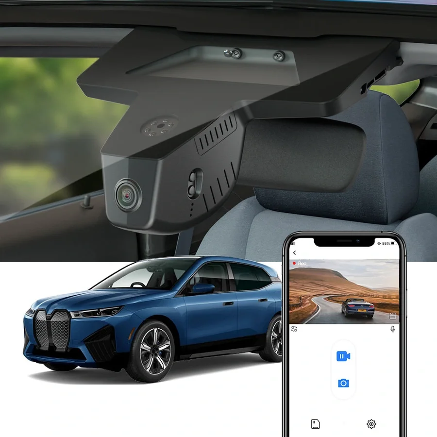 FITCAMX Integrert 4K Dashcam (foran+bak) v:1627677 FITCAMX Integrert 4K Dashcam (foran+bak) v:1627677
