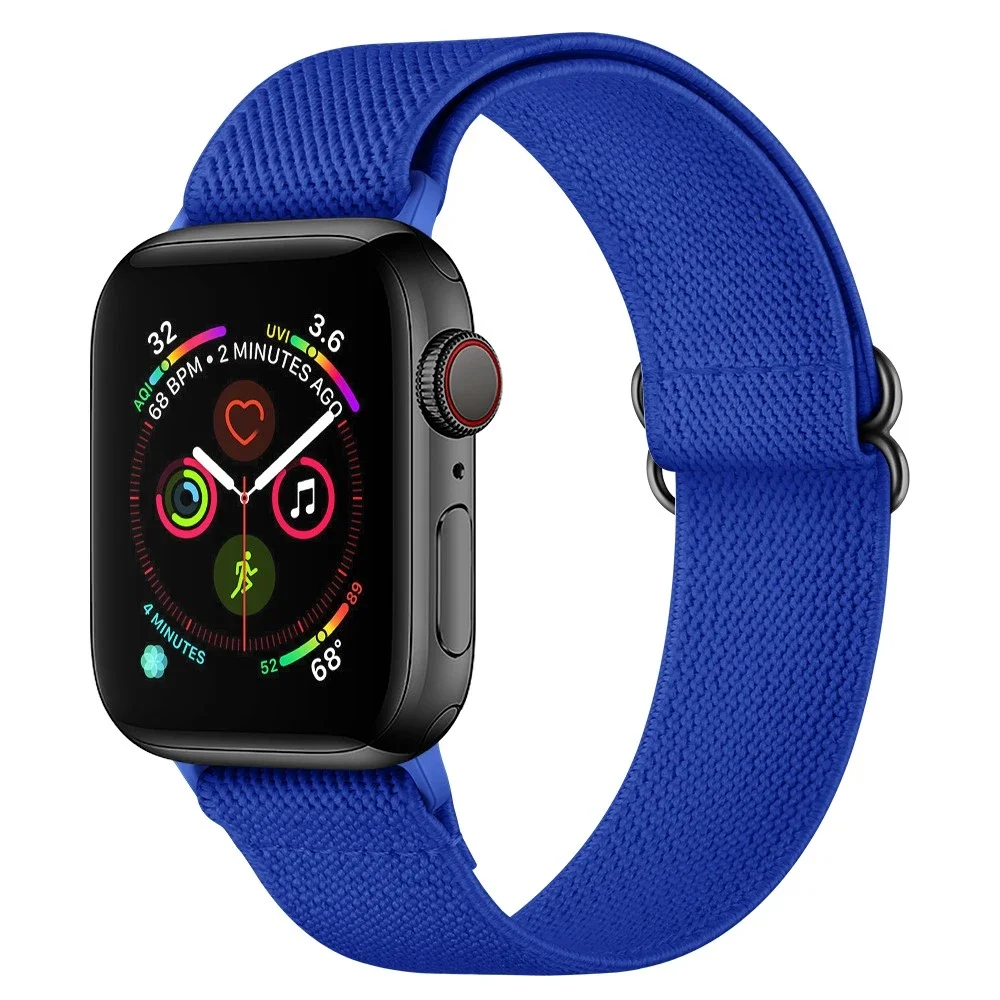 Apple Watch SE 40mm Elastisk reim, Blå