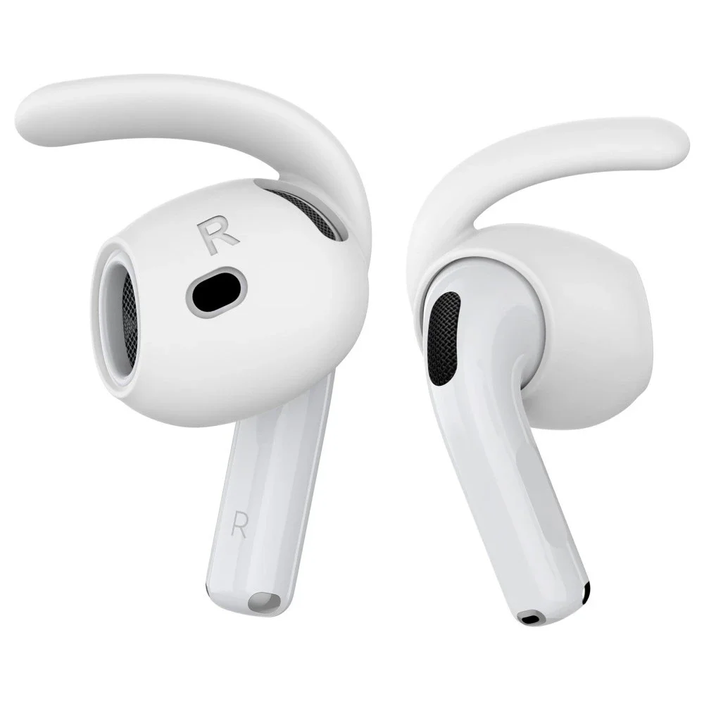 Ahastyle Apple AirPods 4 Sportlige Øreklips, Hvit