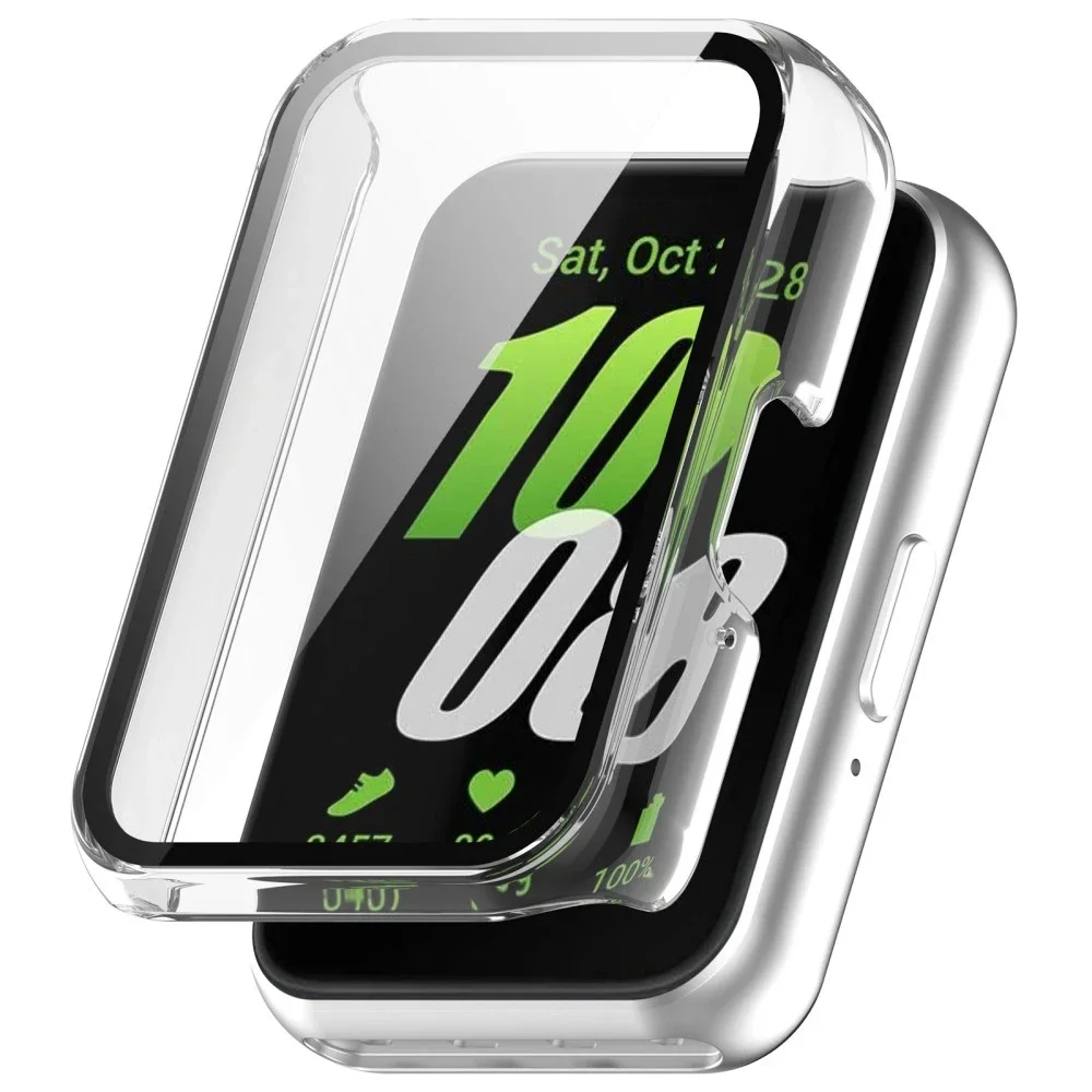 Samsung Galaxy Fit 3 Heldekkende deksel med skjermbeskytter, Gjennomsiktig