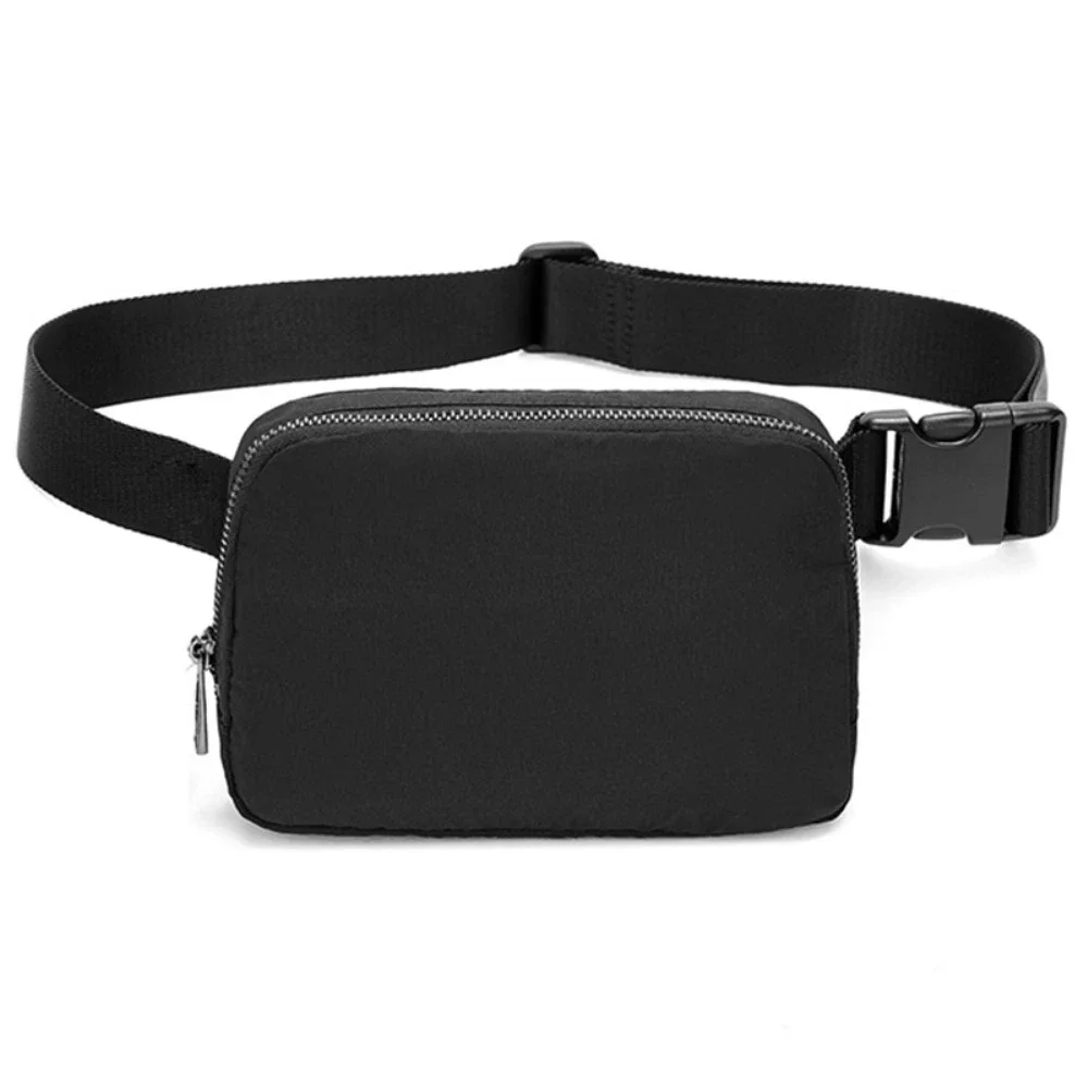 Crossbody-veske i nylon, Svart