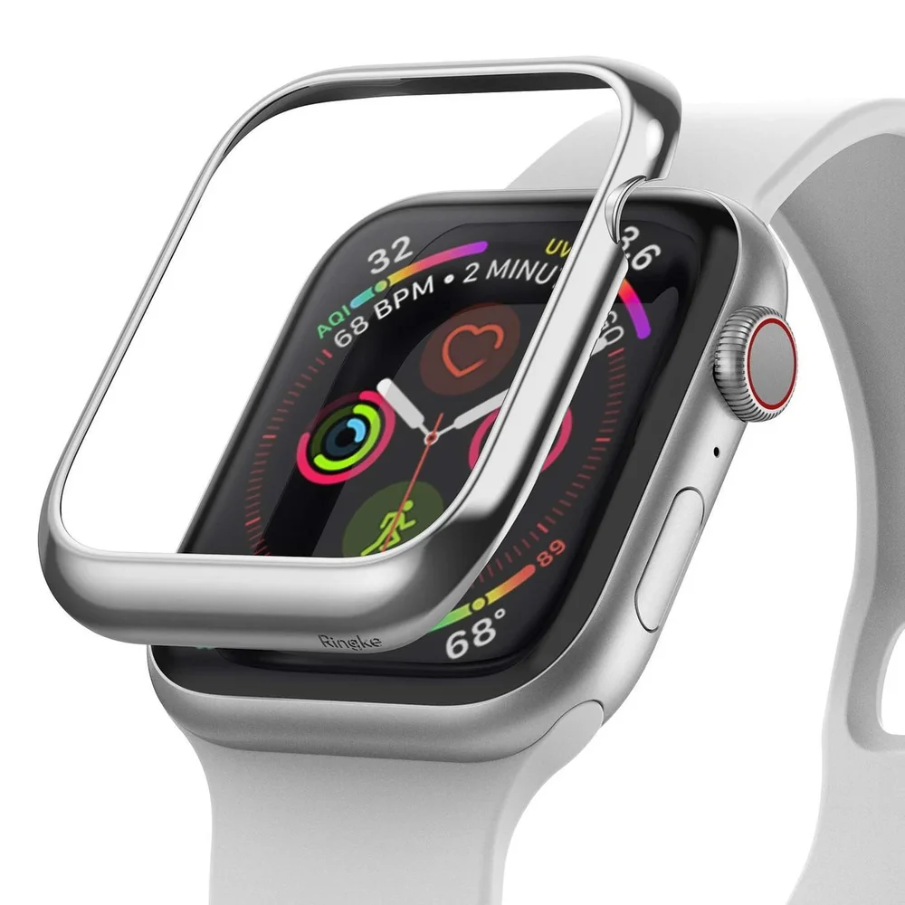 Ringke Apple Watch Series 9 41mm Beskyttelsesring - Bezel Styling Sølv