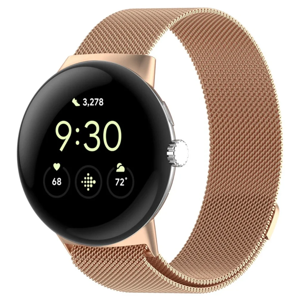 Google Pixel Watch 4 45mm Reim Milanese Loop, Rosegull Google Pixel Watch 4 45mm Reim Milanese Loop, Rosegull