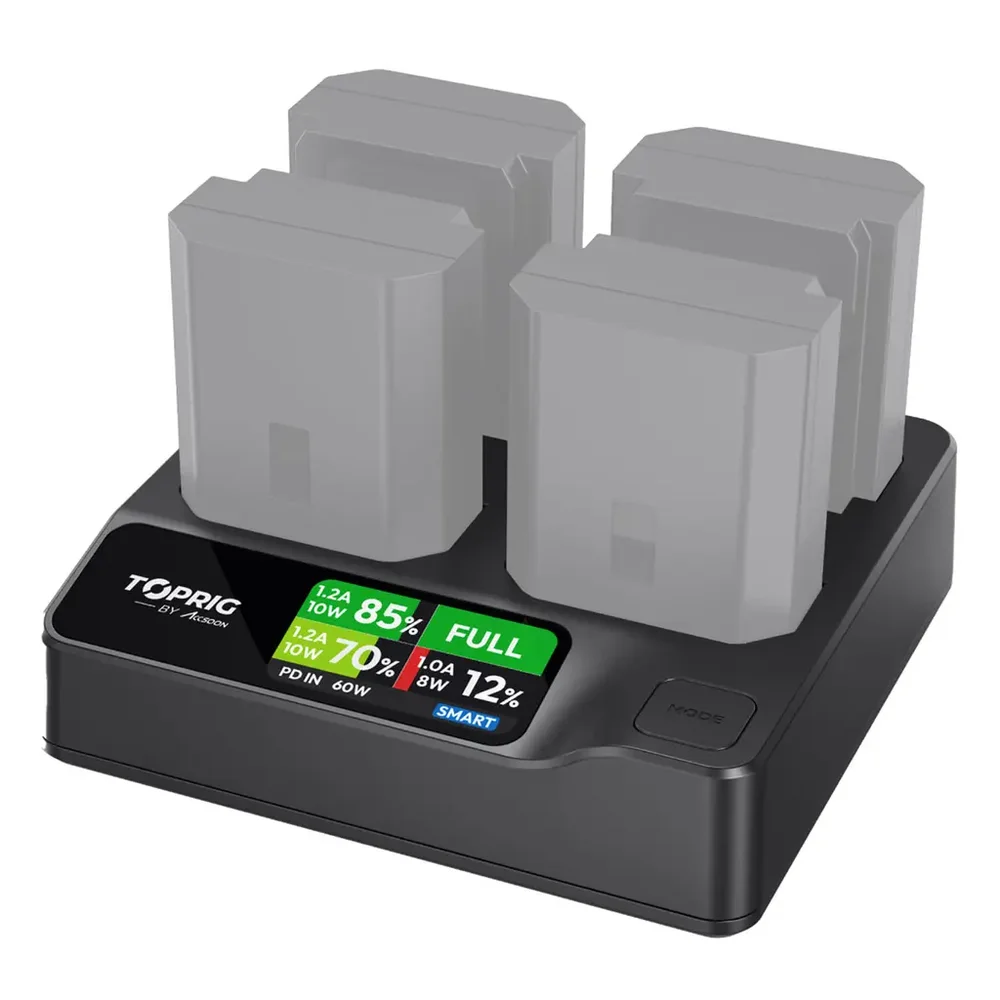 Accsoon Hurtiglader TopRig 100W 4-Bay v:7211012 Accsoon Hurtiglader TopRig 100W 4-Bay v:7211012
