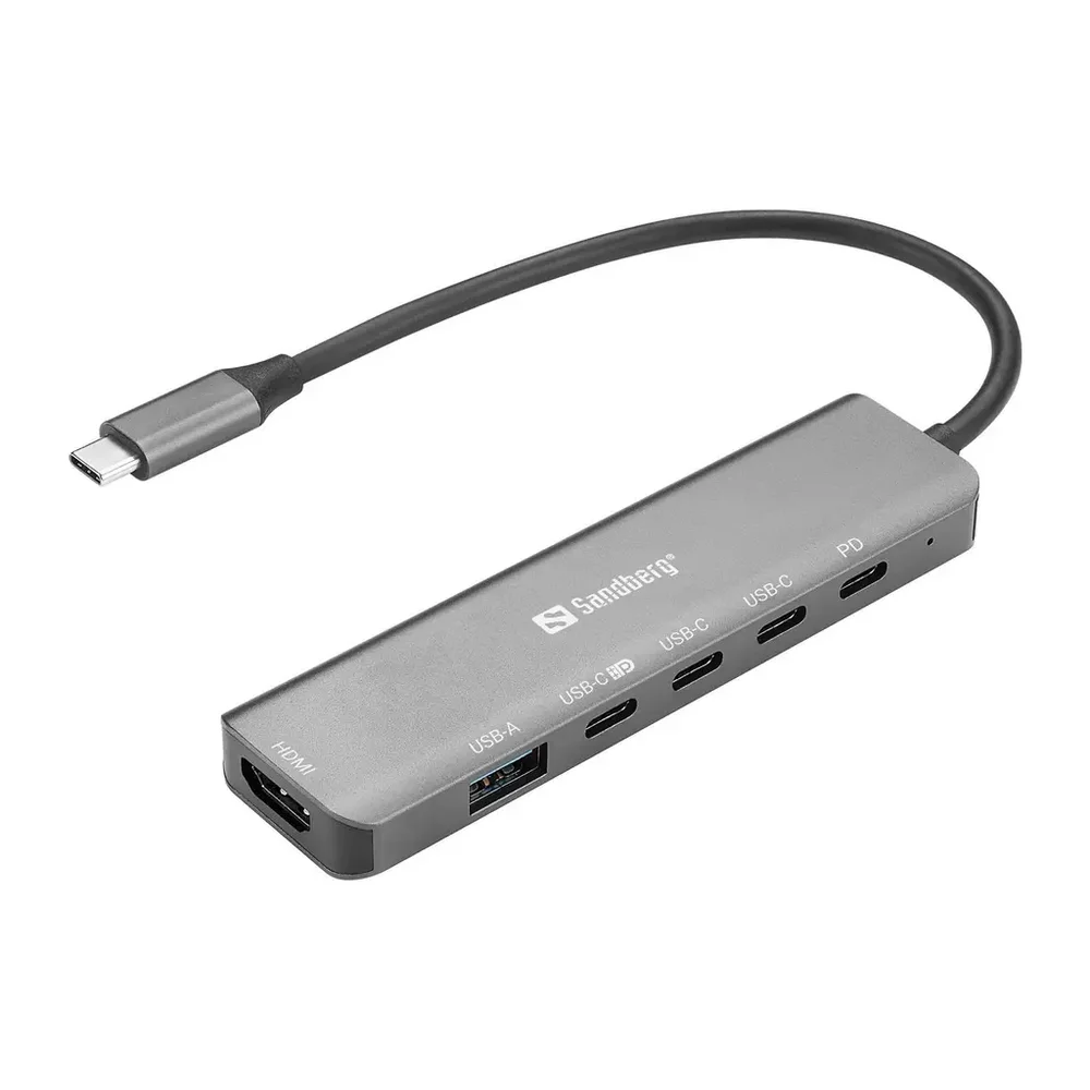 Sandberg USB-C 6-in-1 MediaDock v:6867195