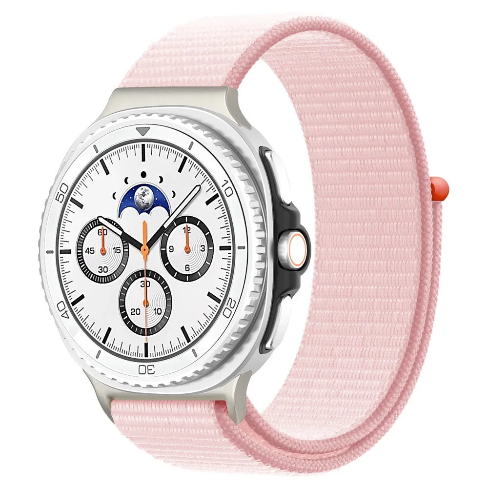 Samsung Galaxy Watch 8 40mm Reim i nylon, Rosa