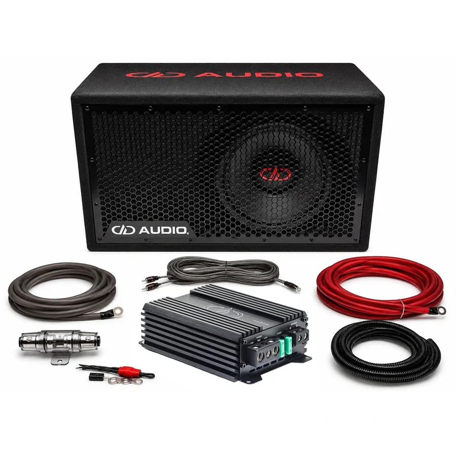 DD Audio basspakke 10" – 600W v:2608496 DD Audio basspakke 10" – 600W v:2608496