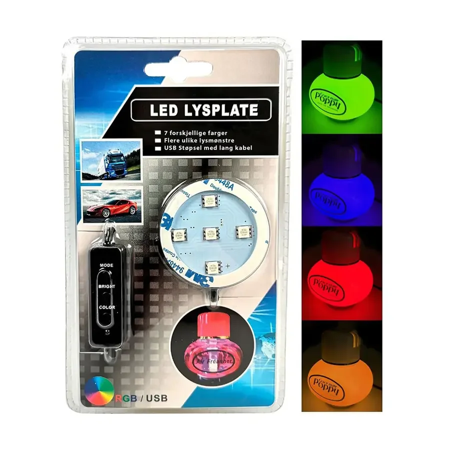 Poppy LED-plate, RGB v:8112298