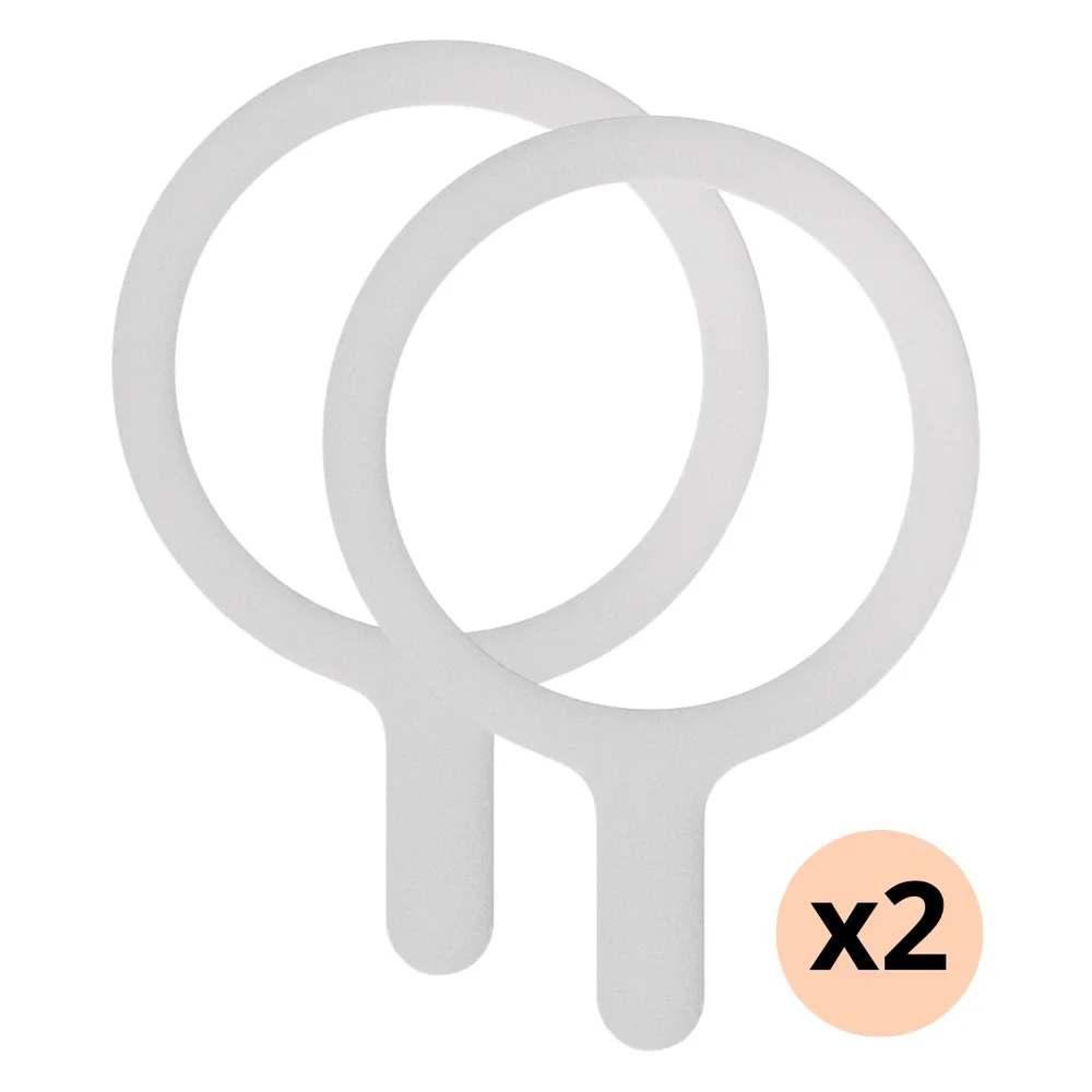 MagSafe-kompatibel ring (2-pack), Hvit MagSafe-kompatibel ring (2-pack), Hvit