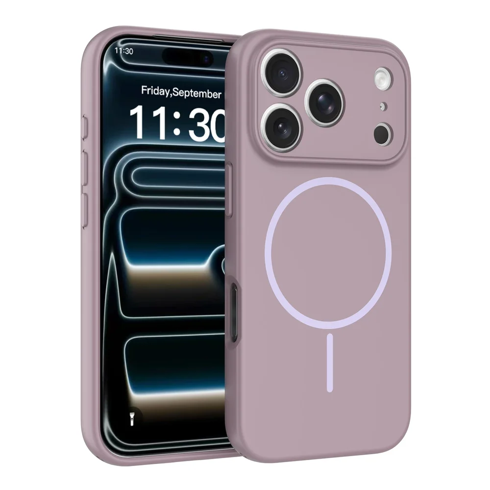 iPhone 17 Pro Max MagSafe-deksel SoftArmor, Lilla