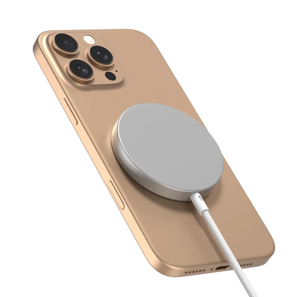Apple iPhone 14 Plus Qi2 Magnetisk Trådløs Lader 15W, Hvit Apple iPhone 14 Plus Qi2 Magnetisk Trådløs Lader 15W, Hvit