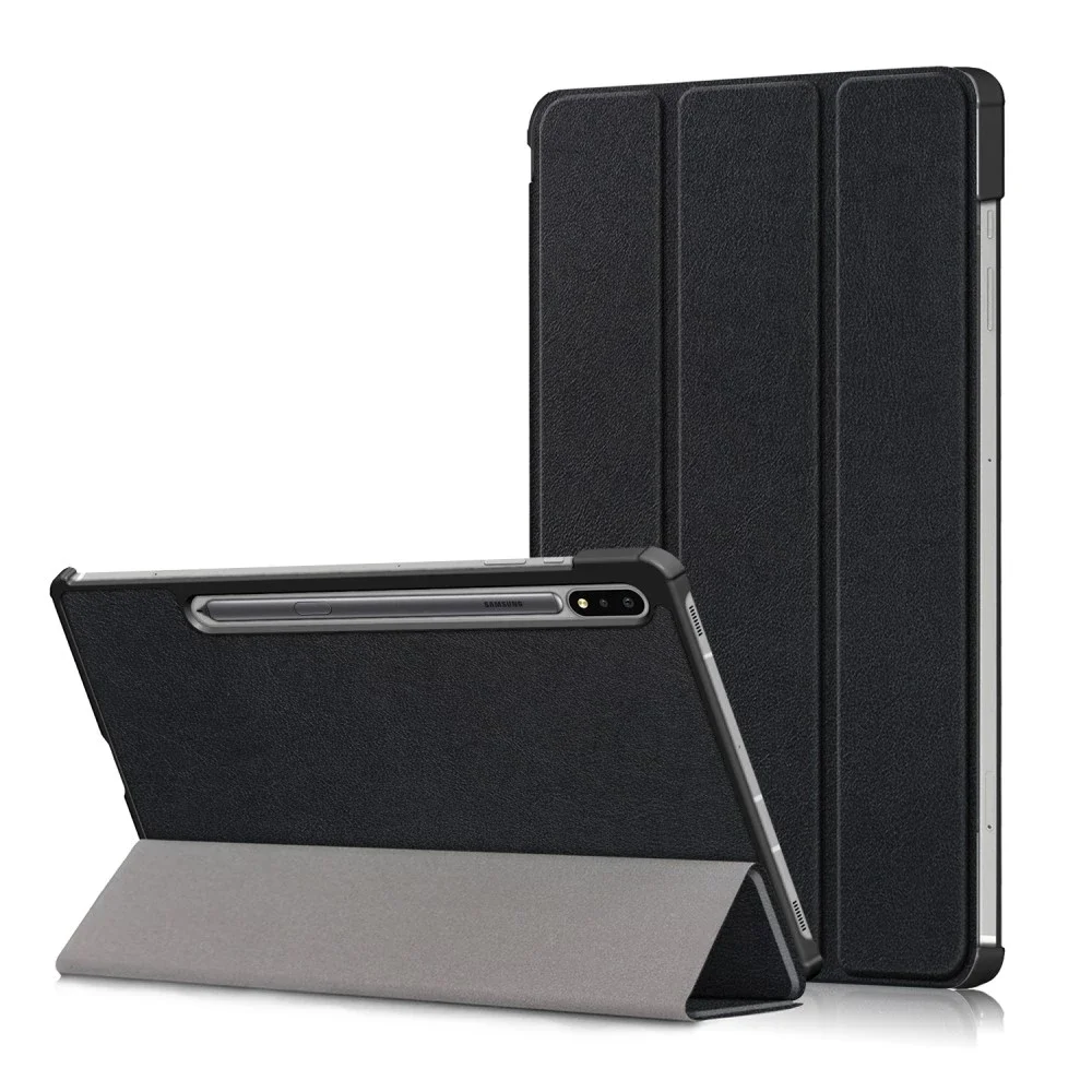 Samsung Galaxy Tab S7 FE Tri-Fold etui, Svart Samsung Galaxy Tab S7 FE Tri-Fold etui, Svart