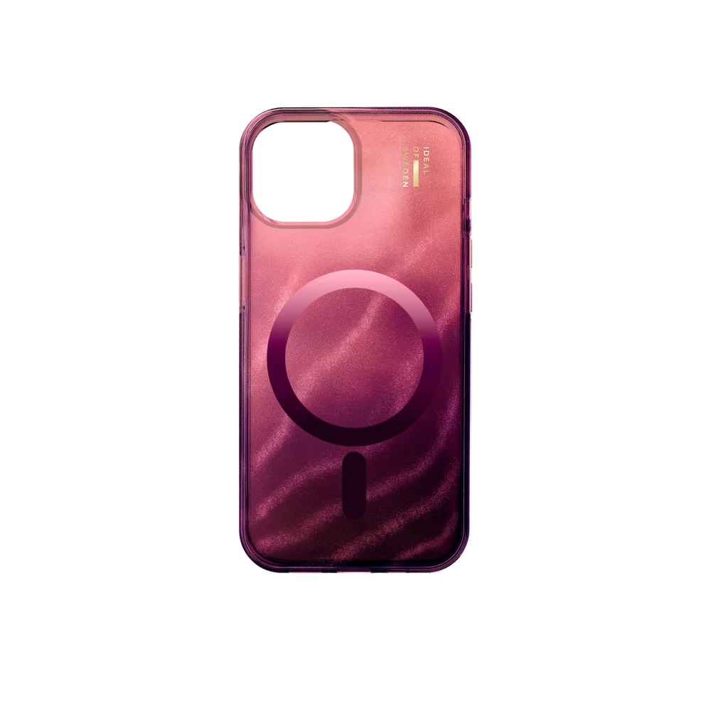 iDeal Of Sweden iPhone 15 Glitrende glitterdeksel MagSafe, Cherry Lacquer
