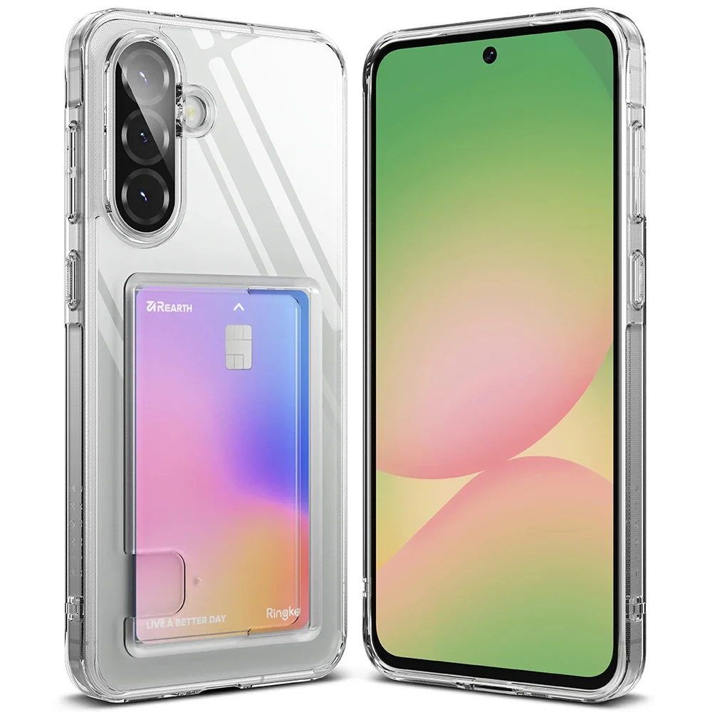 Ringke Samsung Galaxy A56 Fusion Deksel med kortlomme, Gjennomsiktig