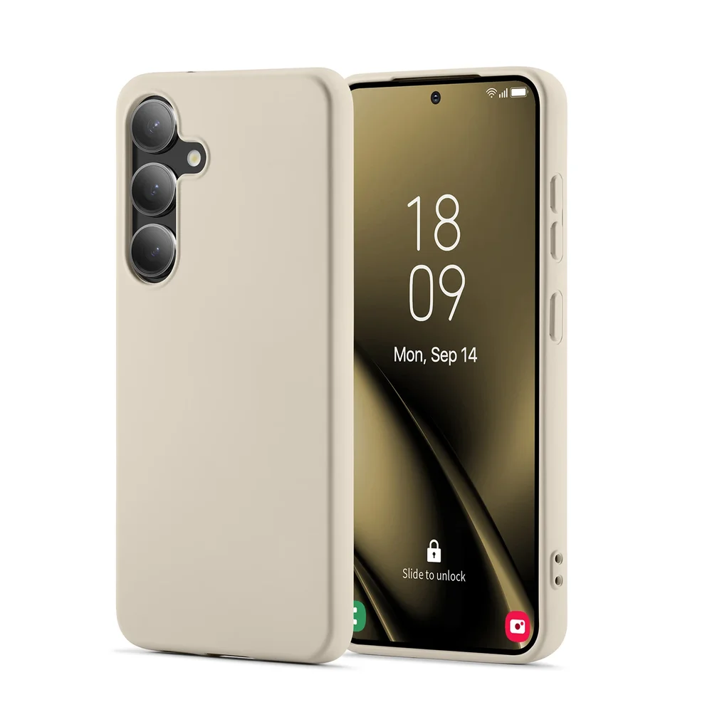 Mobique Samsung Galaxy S25 Deksel, Beige