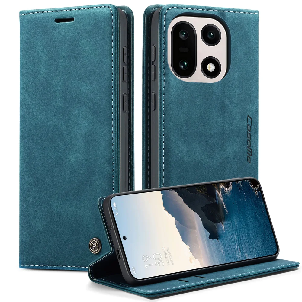 CaseMe OnePlus 15 Slankt lommeboketui, Blå CaseMe OnePlus 15 Slankt lommeboketui, Blå