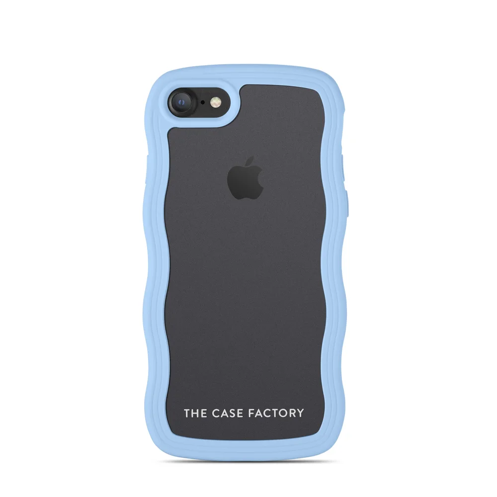 The Case Factory iPhone 8 The Wave Case, Blå