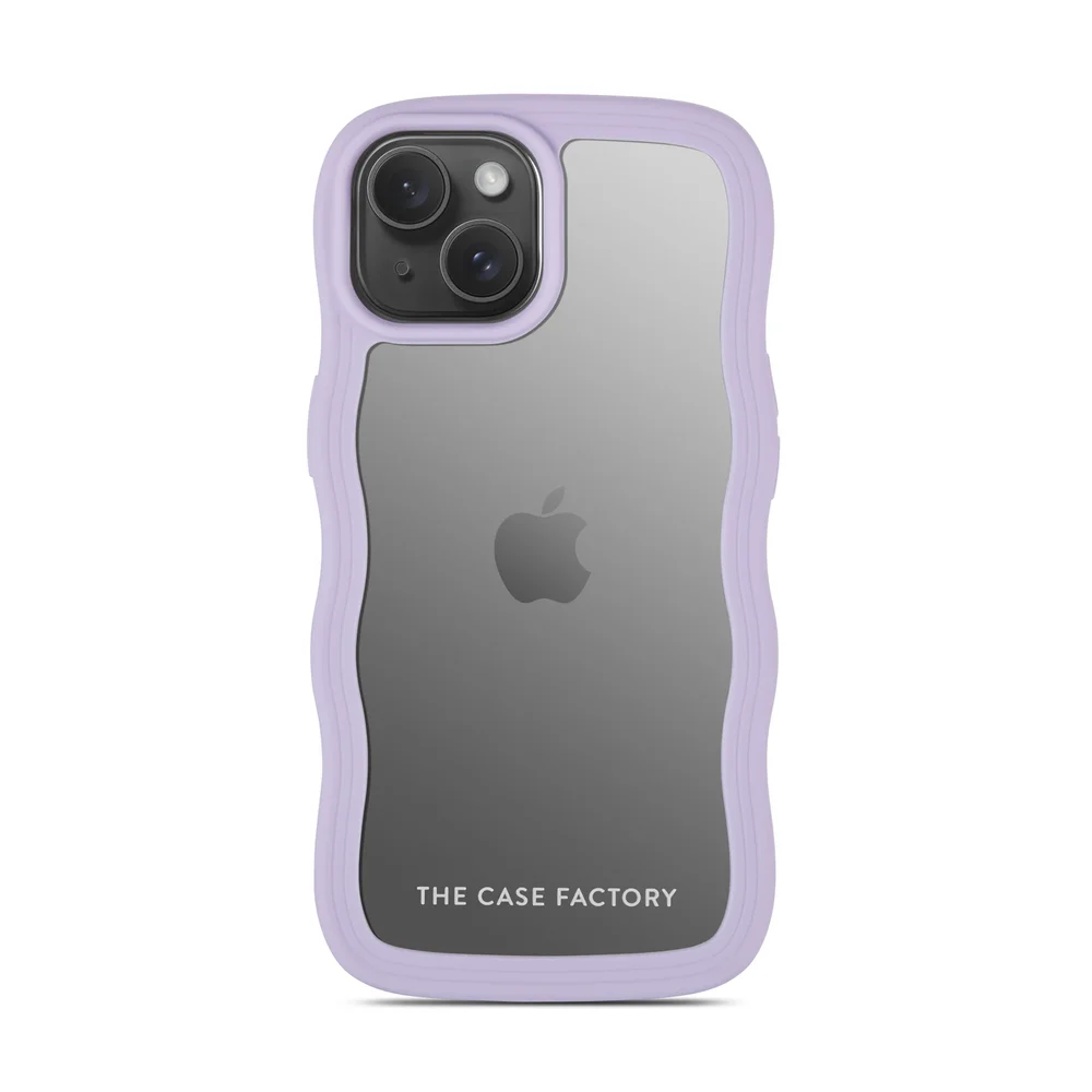 The Case Factory iPhone 14 The Wave Case, Lilla The Case Factory iPhone 14 The Wave Case, Lilla