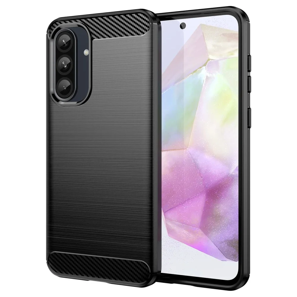tectTech Samsung Galaxy A36 TPU-deksel Brushed, Svart